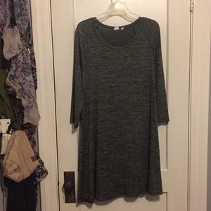 Green light sweater dress